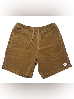 Katin Brown Corduroy Shorts Drawstring Men’s Medium Outdoor Hiking Casual Skater